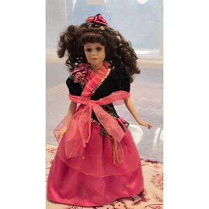 Collectors Choice Beauty Pageant/Prom Dress Porcelain Doll Vintage Very Rare